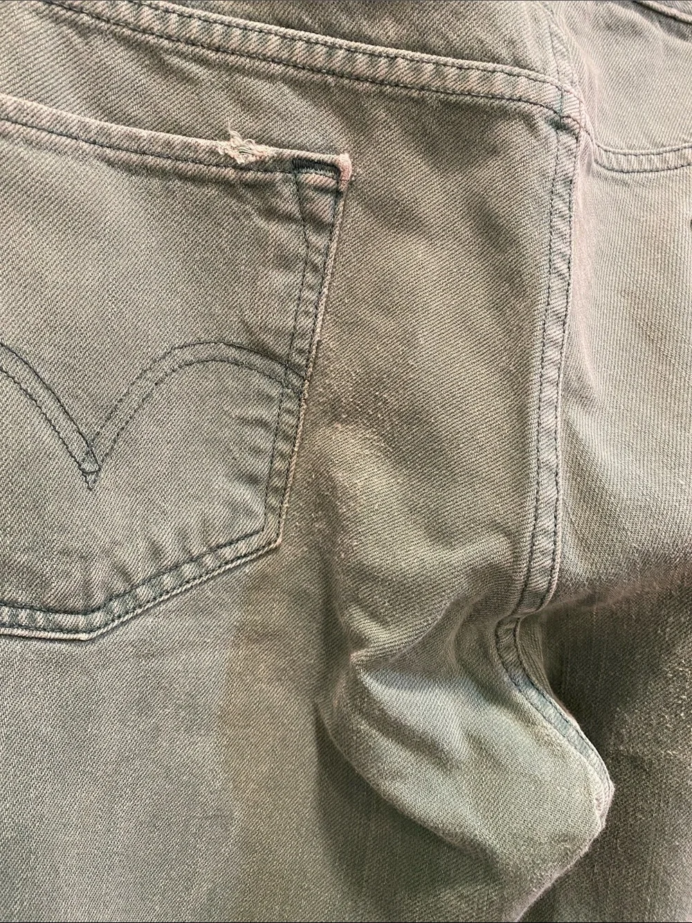 Vintage Levi 511x in teal. 34/30